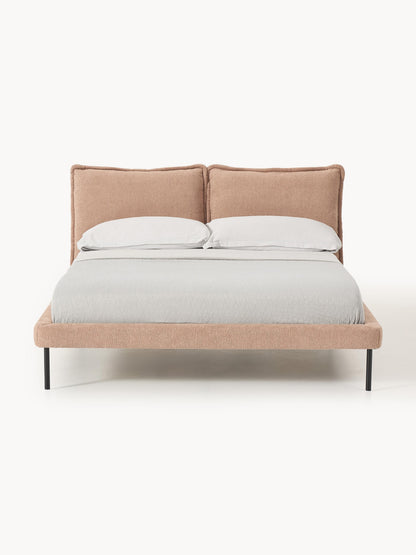 Ameliska Upholstered Teddy Bouclé Bed
