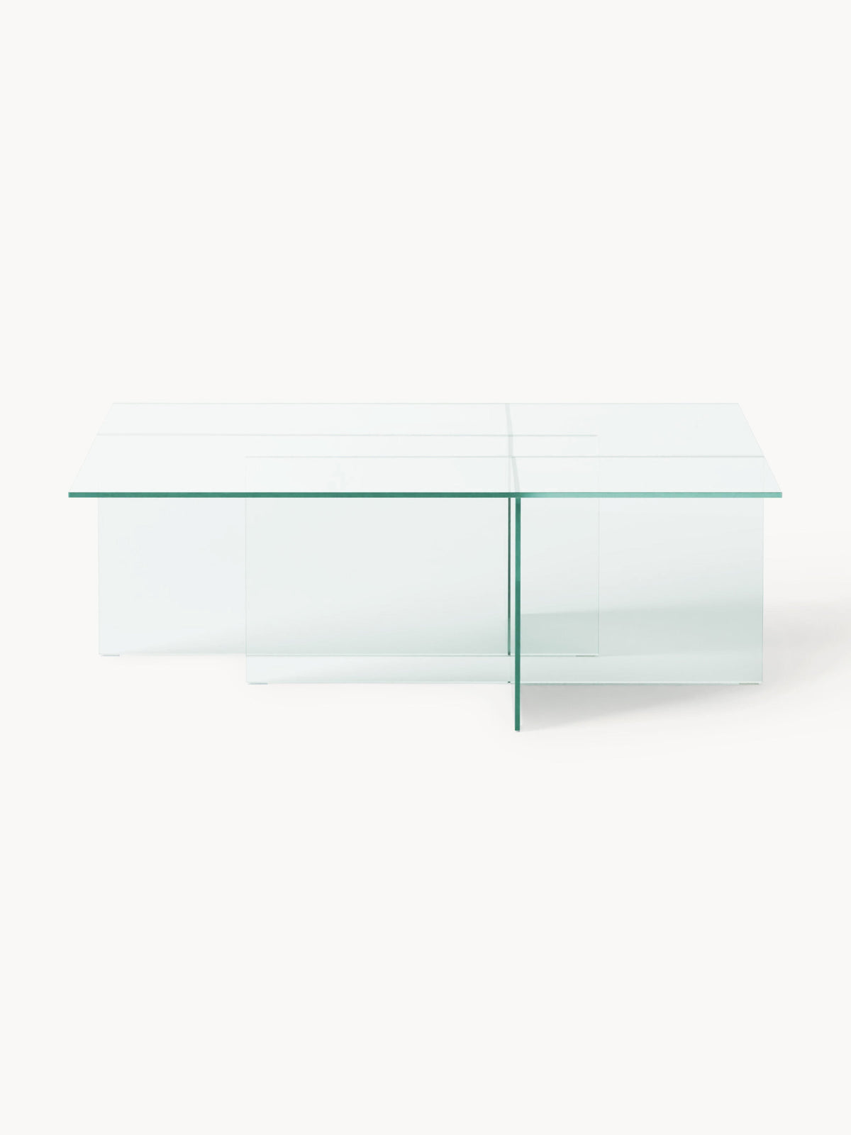 Anouska Glass Coffee Table, W 102 cm