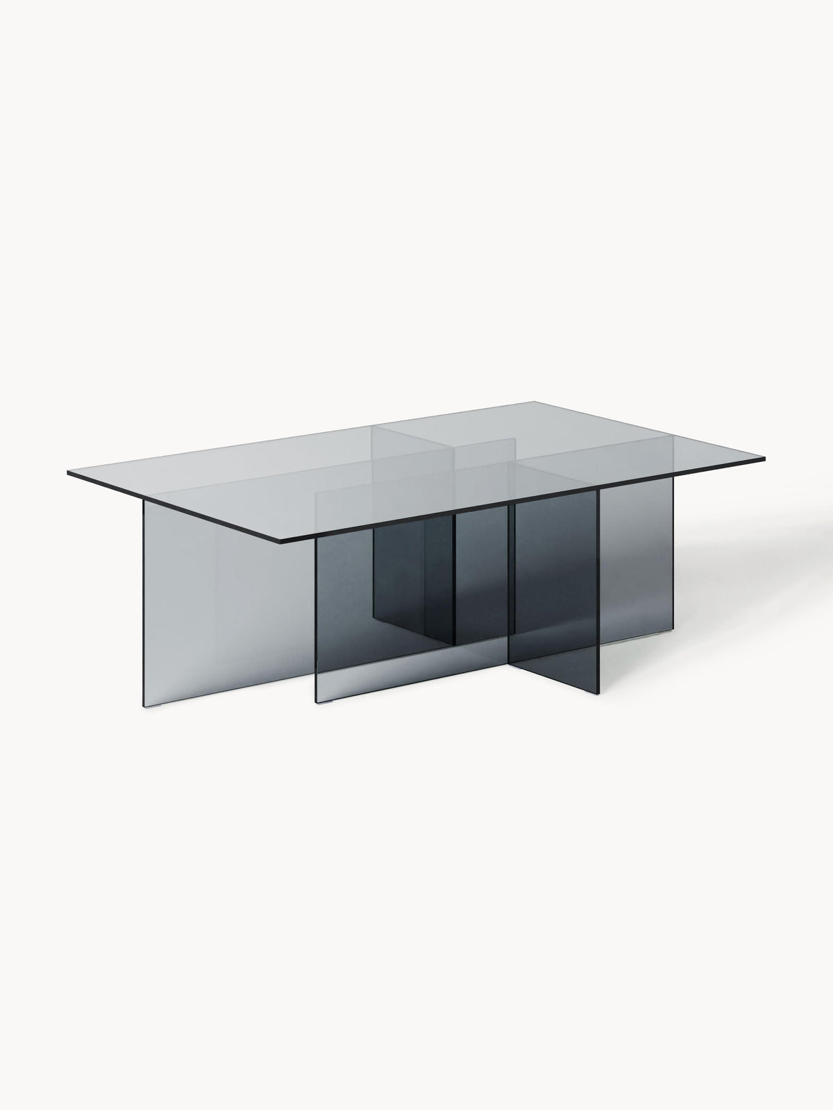 Anouska Glass Coffee Table, W 102 cm