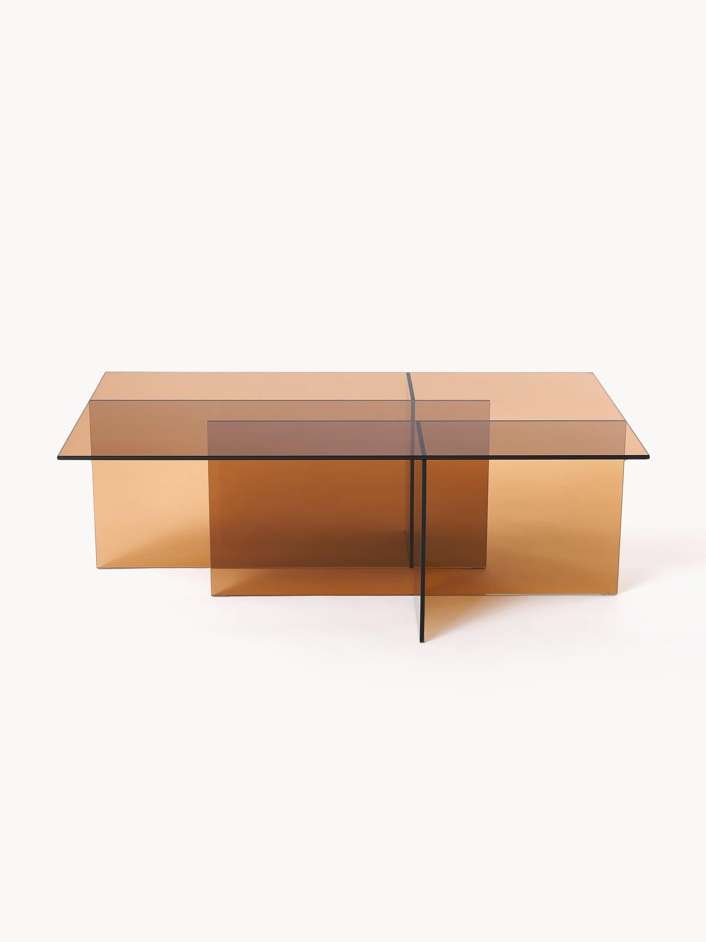 Anouska Glass Coffee Table, W 102 cm
