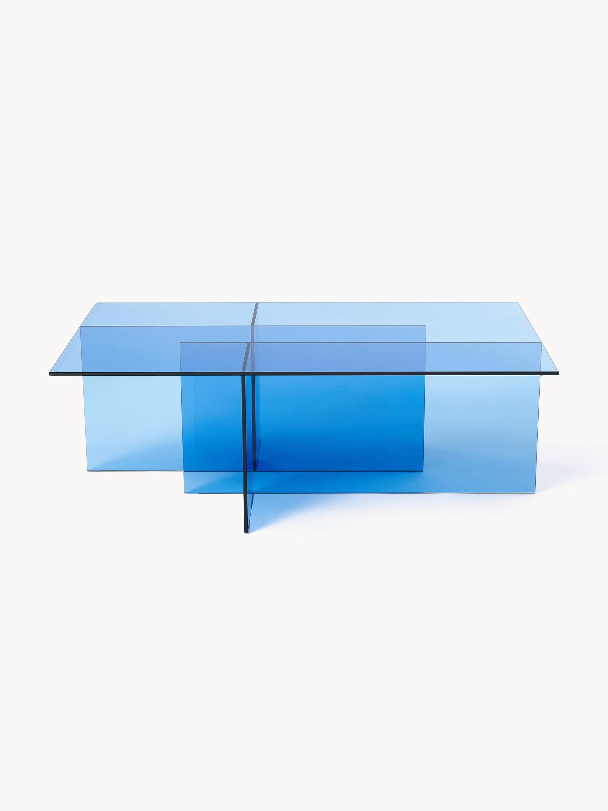 Anouska Glass Coffee Table, W 102 cm