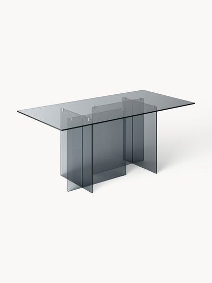 Anouska Glass Dining Table, 180 x 90 cm