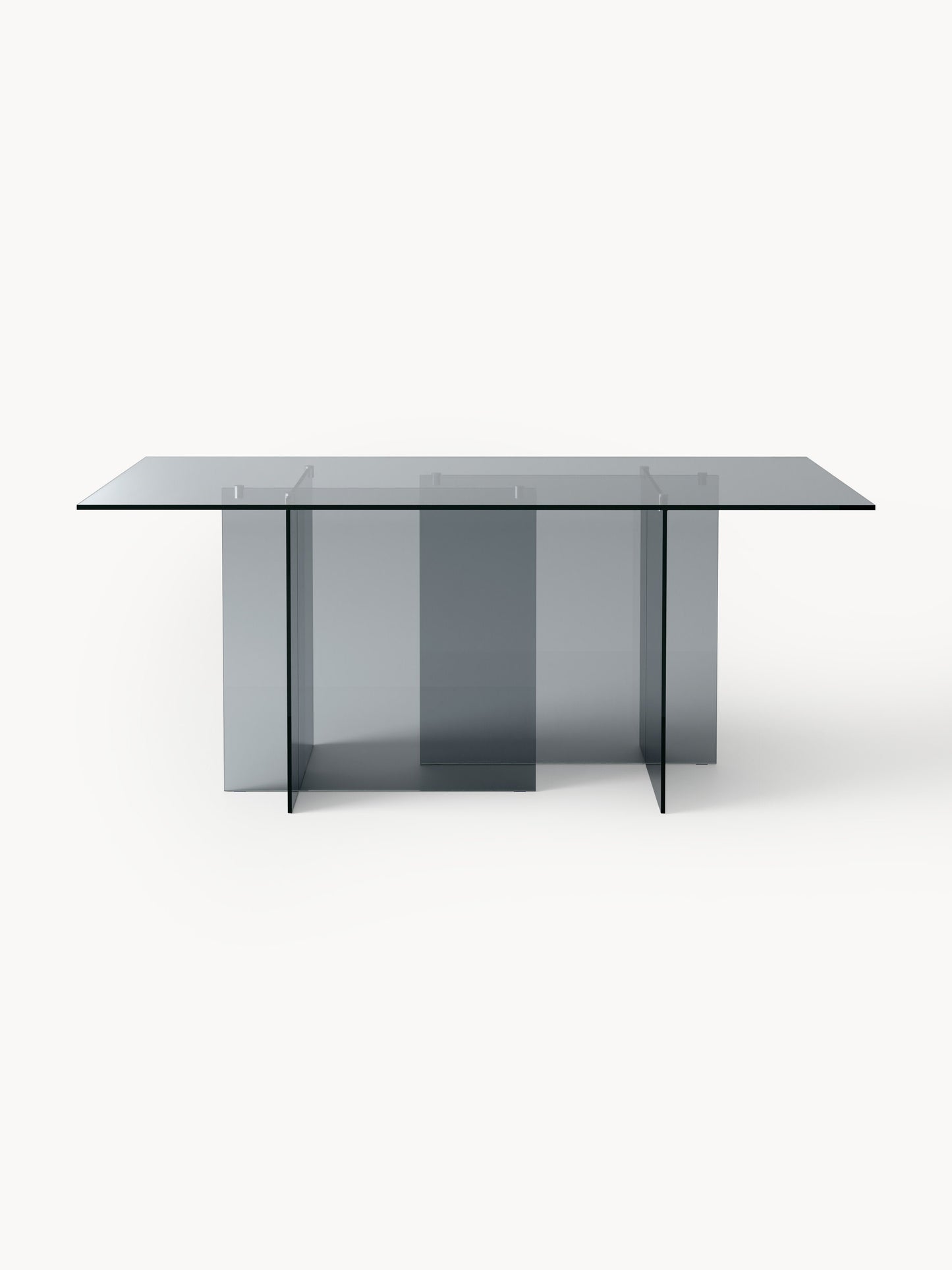 Anouska Glass Dining Table, 180 x 90 cm
