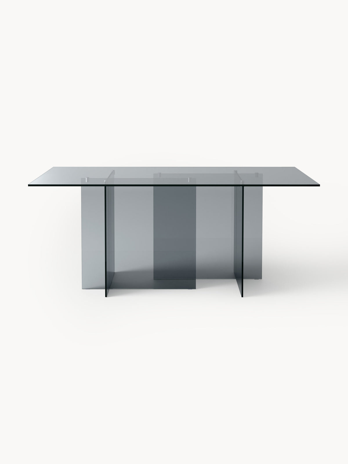 Anouska Glass Dining Table, 180 x 90 cm