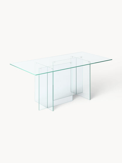 Anouska Glass Dining Table, 180 x 90 cm