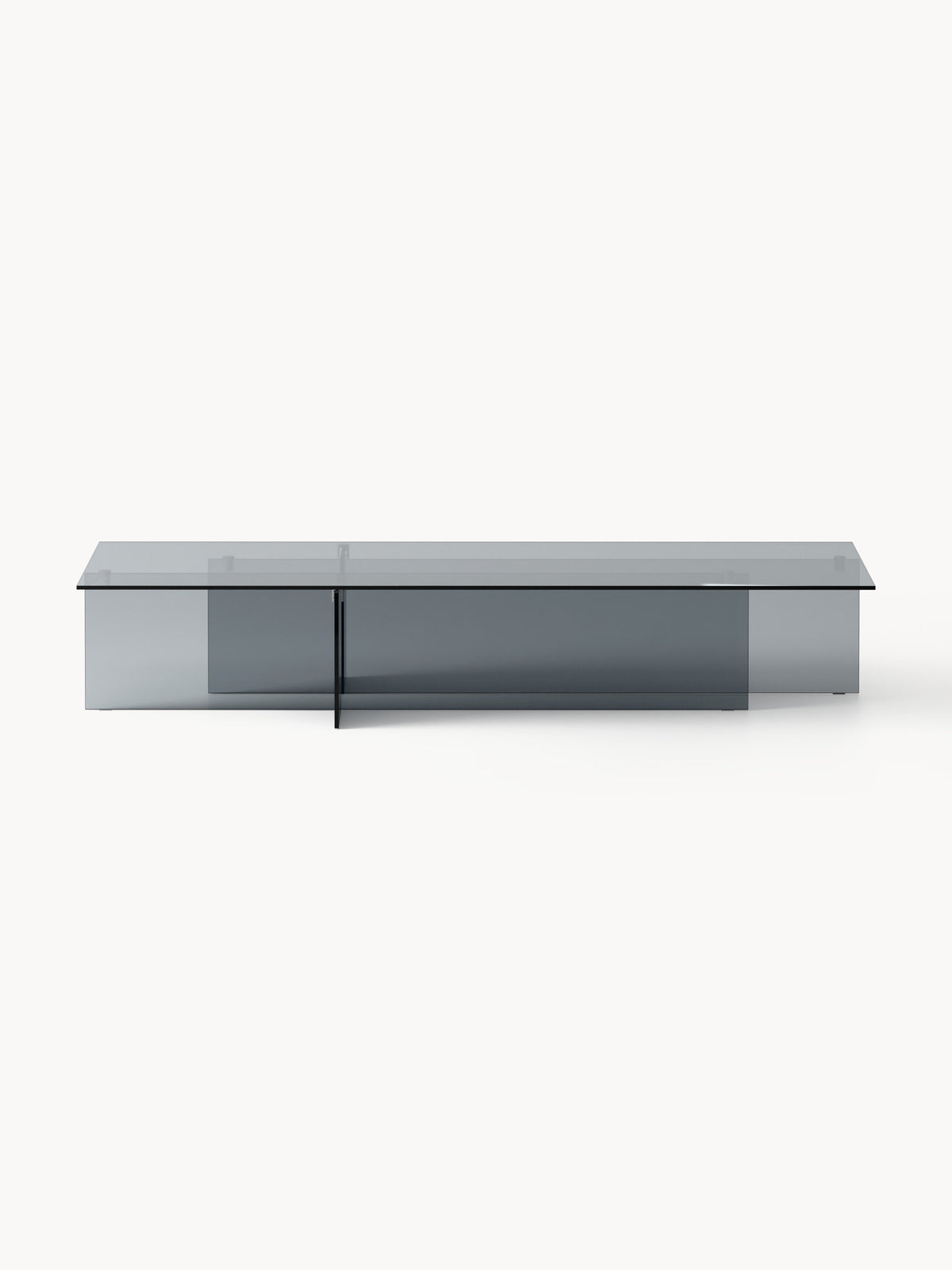 Anouska Large Glass Coffee Table, W 160 cm
