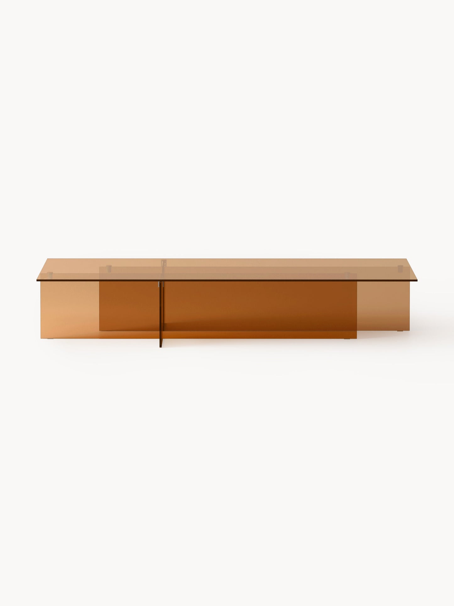 Anouska Large Glass Coffee Table, W 160 cm