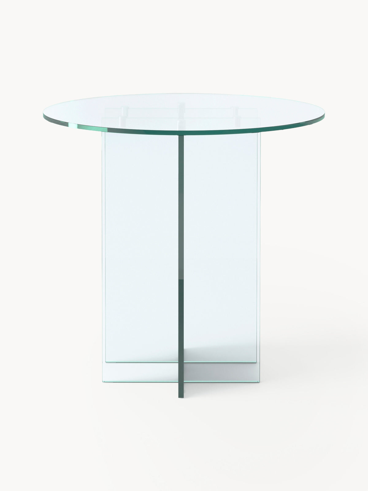 Anouska Round Glass Dining Table, in Various Sizes