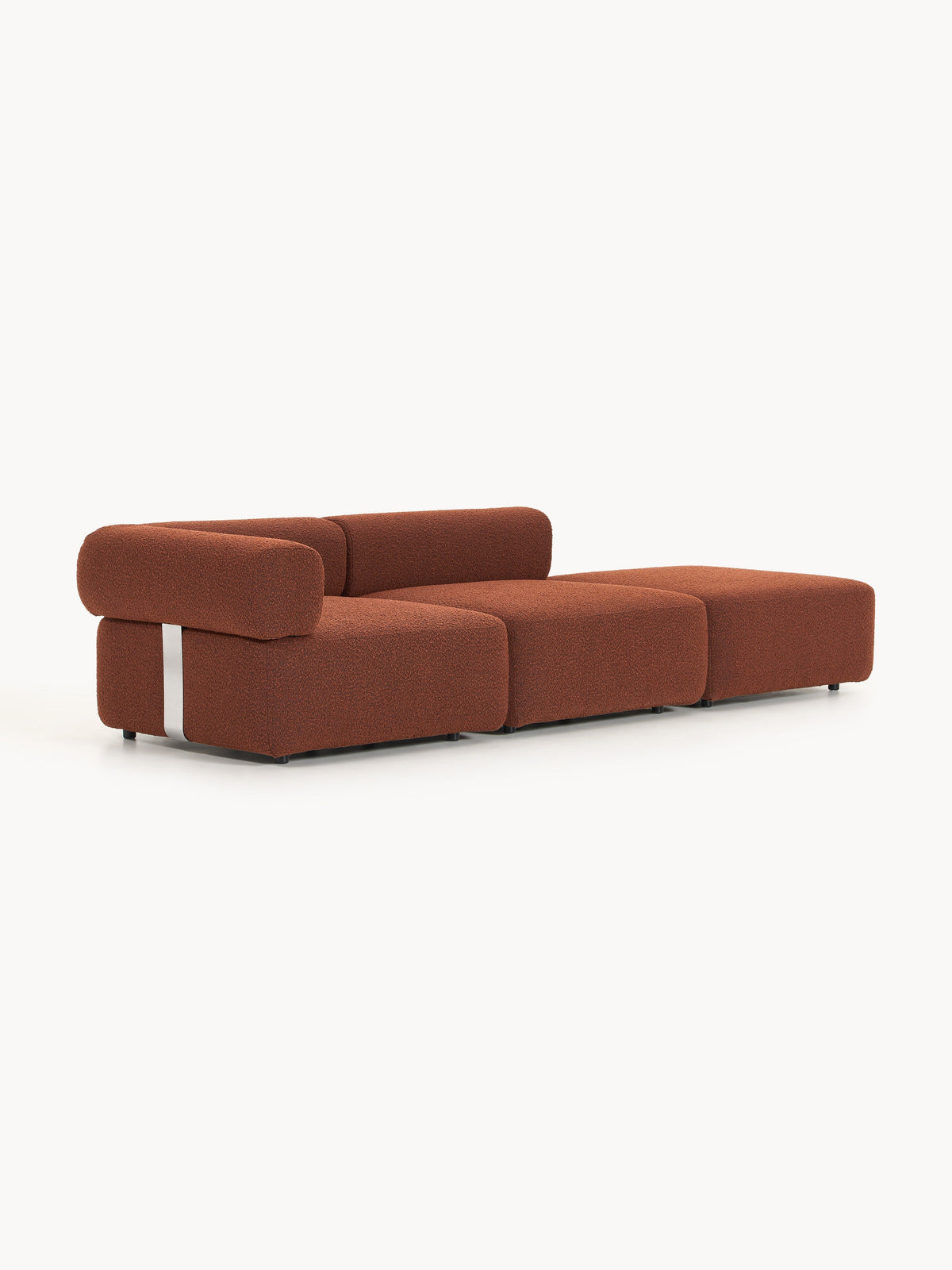 Antenzo Bouclé Modular Ottoman