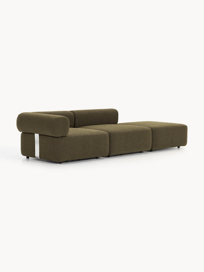 Antenzo Bouclé Modular Ottoman