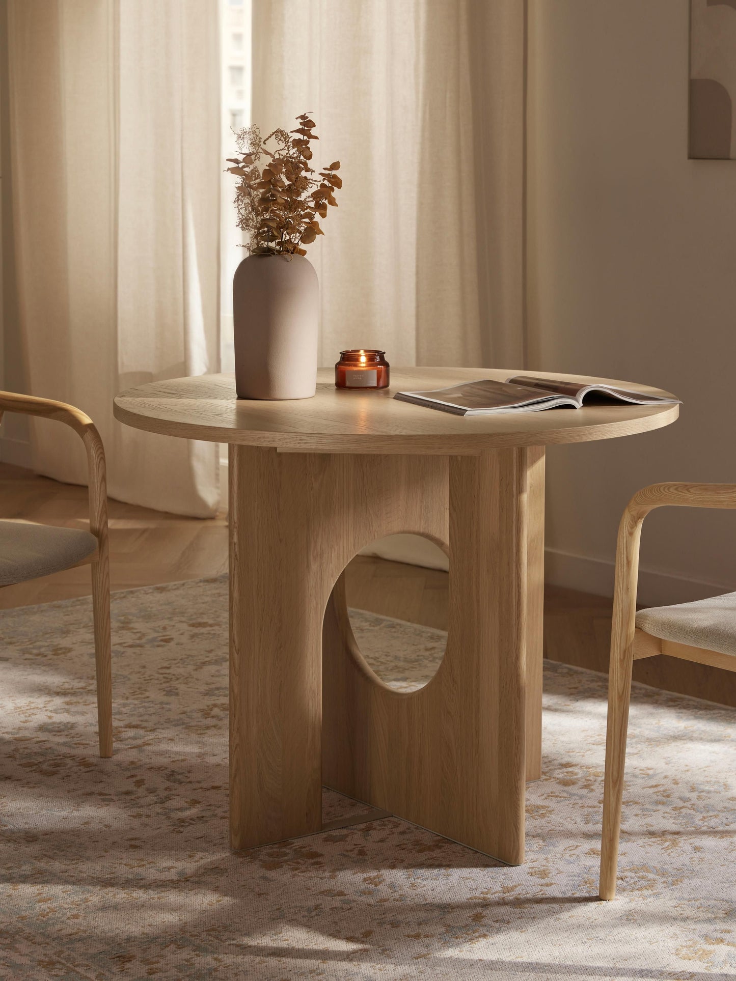 Apollara Round Dining Table, in Various Sizes
