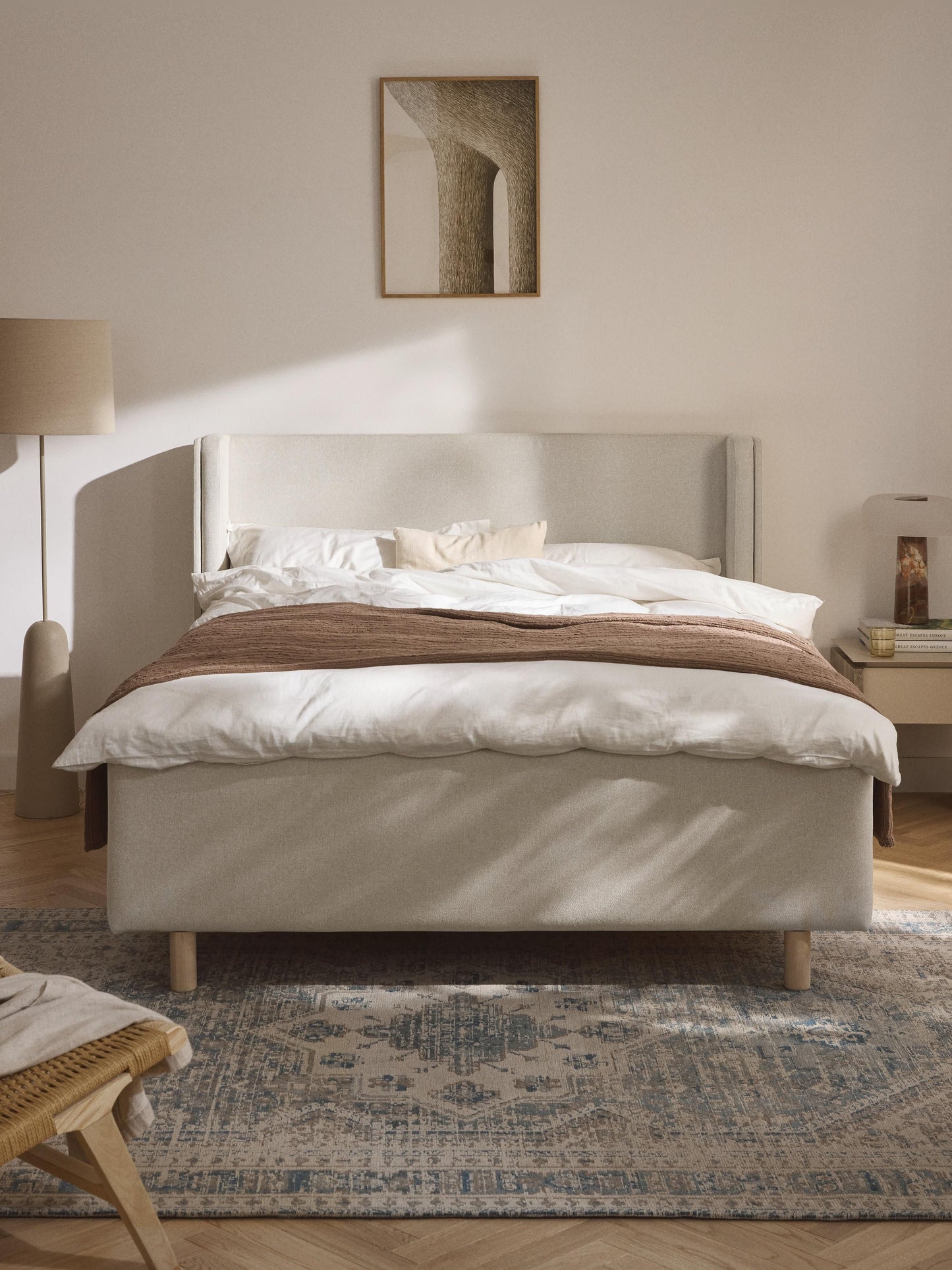 Archenta Upholstered Bed with Drawers