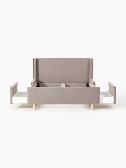 Archenta Upholstered Bed with Drawers