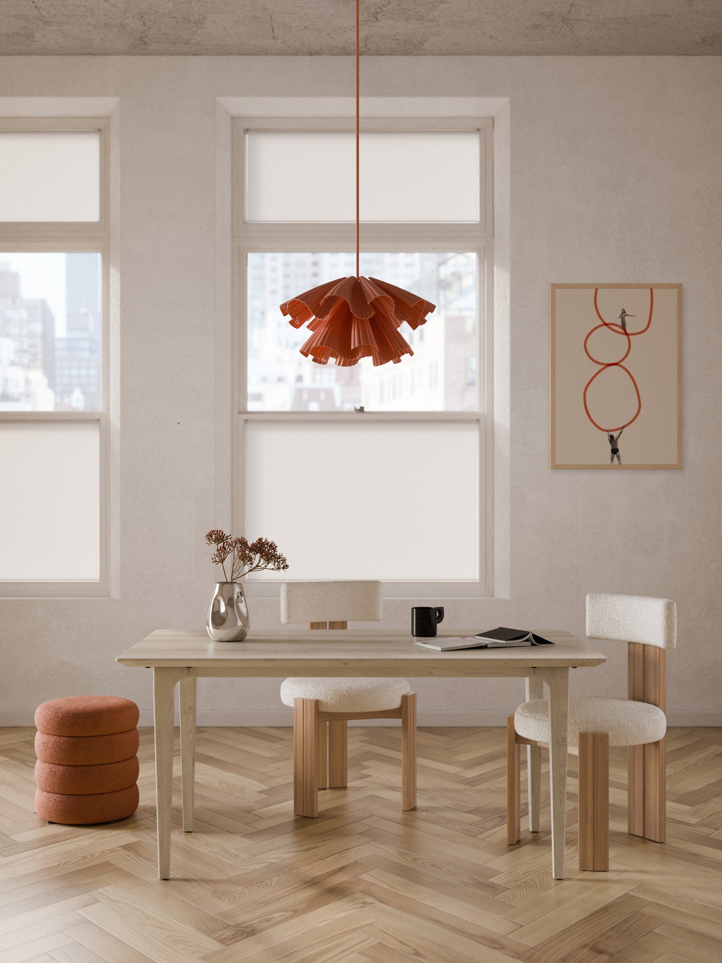 Archibo Oak Dining Table, in Various Sizes
