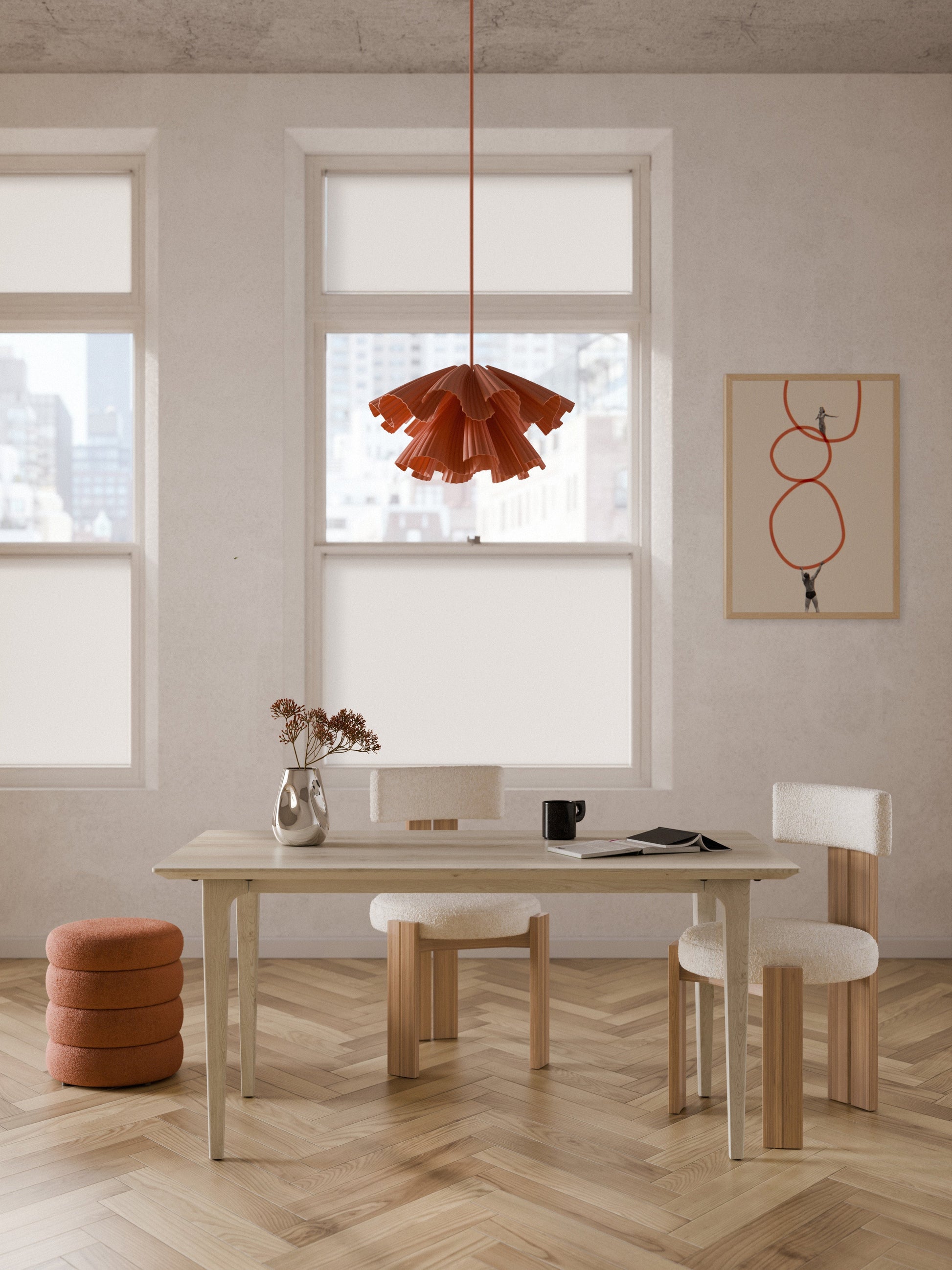 Archibo Oak Dining Table, in Various Sizes