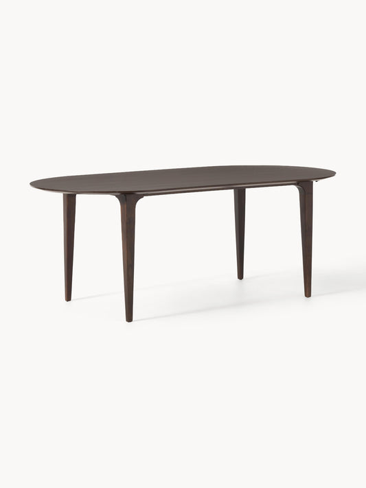 Archibo Oval Mango Wood Dining Table, 200 x 100 cm