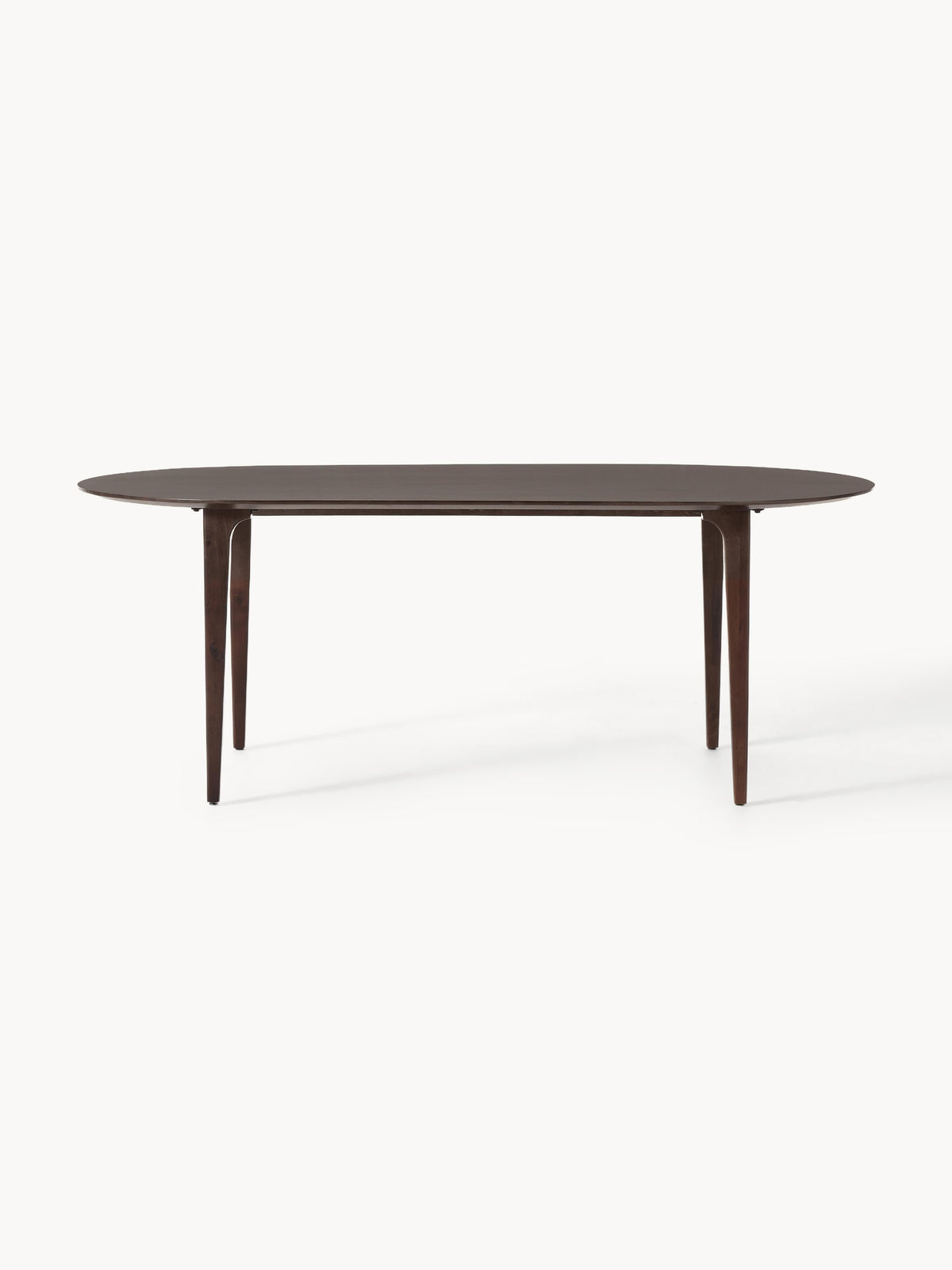 Archibo Oval Mango Wood Dining Table, 200 x 100 cm