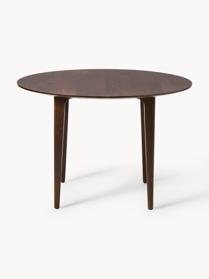 Archibo Round Mango Wood Dining Table, Ø 110 cm