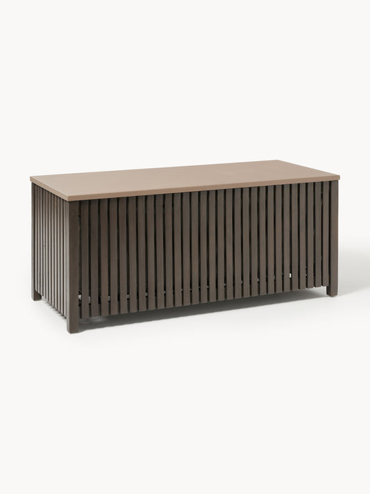 Arkendo Acacia Wood Garden Storage Box with Insert, W 129 cm