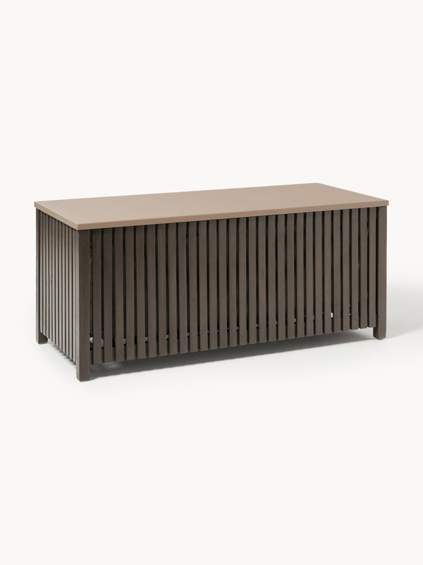Arkendo Acacia Wood Garden Storage Box with Insert, W 129 cm