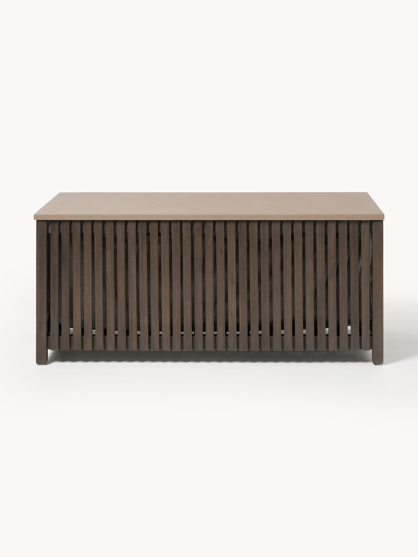 Arkendo Acacia Wood Garden Storage Box with Insert, W 129 cm