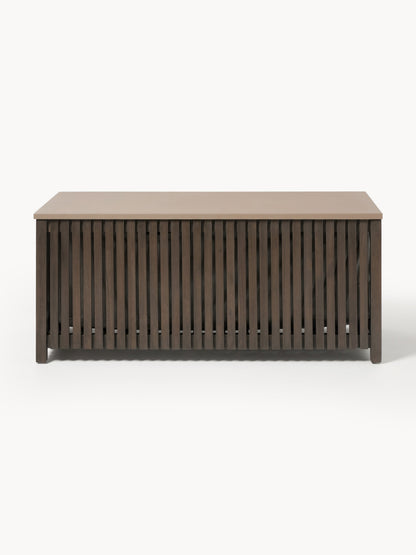 Arkendo Acacia Wood Garden Storage Box with Insert, W 129 cm