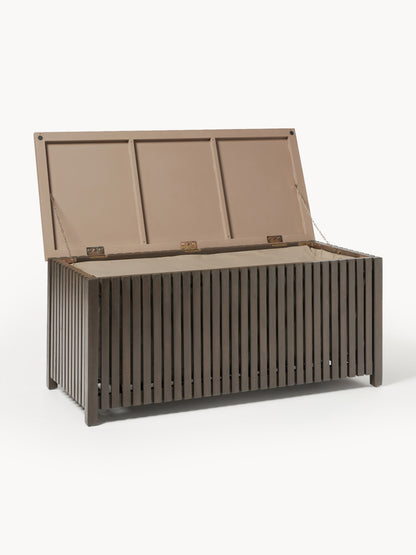 Arkendo Acacia Wood Garden Storage Box with Insert, W 129 cm