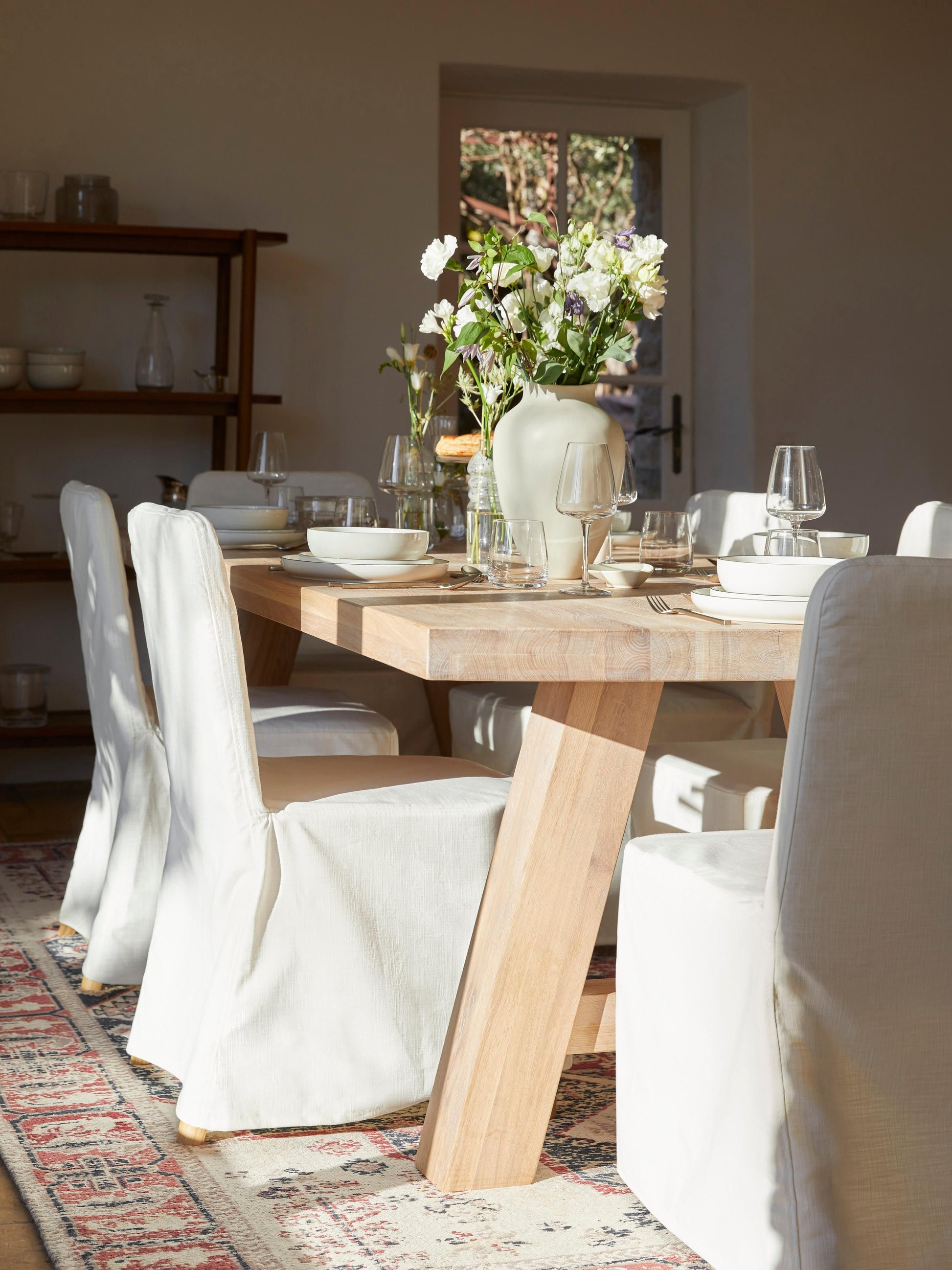 Ashenzo Dining Table in Oak, in Various Sizes