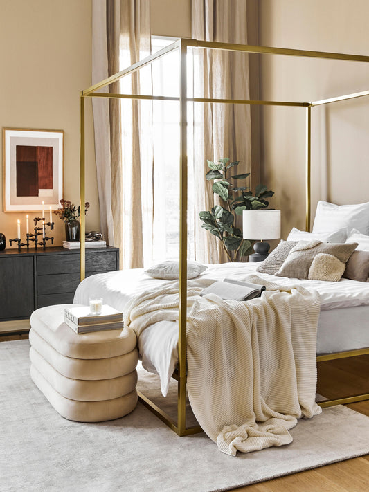 Bellenza Metal Four-Poster Bed