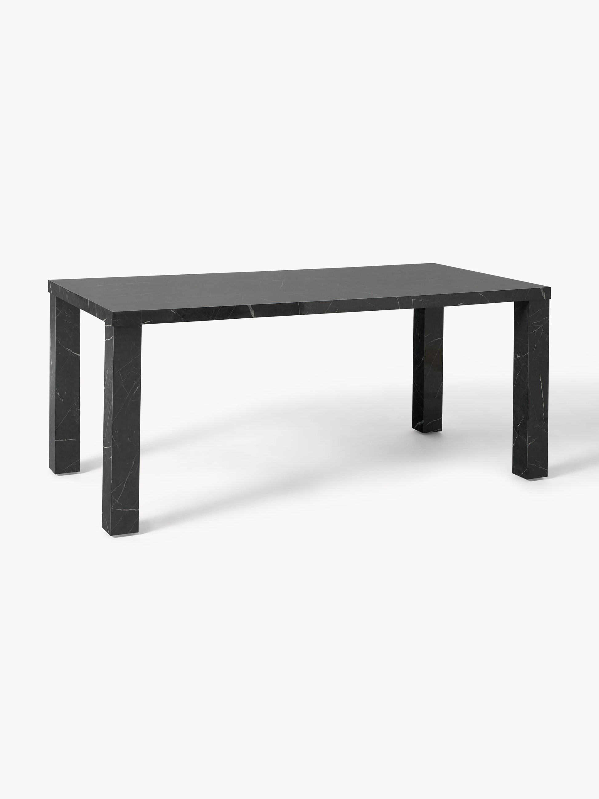 Carlenzo Dining Table in Marble Look, 180 x 90 cm