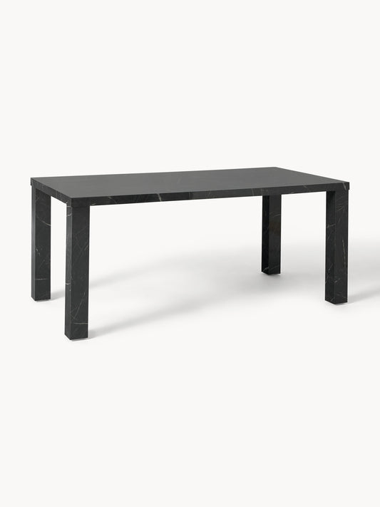Carlenzo Dining Table in Marble Look, 180 x 90 cm