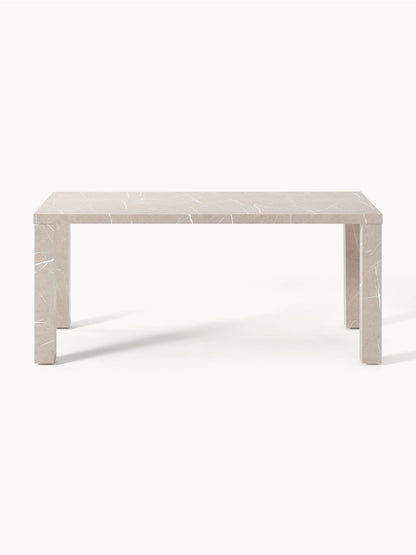 Carlenzo Dining Table in Marble Look, 180 x 90 cm