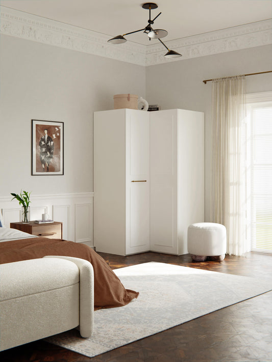 Charlissa Modular Corner Wardrobe, 115 cm Wide