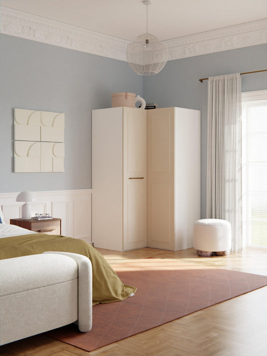 Charlissa Modular Corner Wardrobe, 115 cm Wide