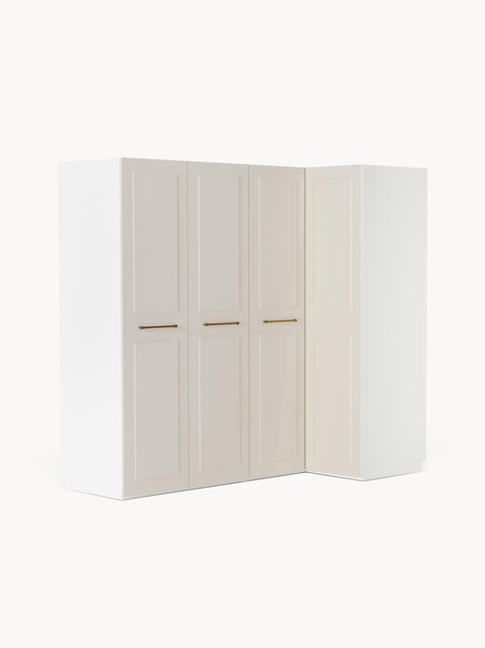 Charlissa Modular Corner Wardrobe, 215 cm Wide, in Various Sizes