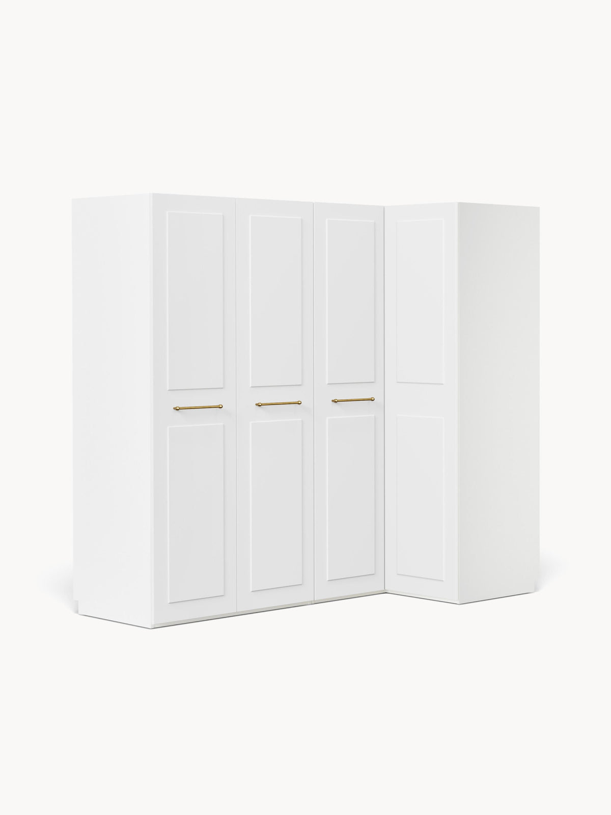 Charlissa Modular Corner Wardrobe, 215 cm Wide, in Various Sizes