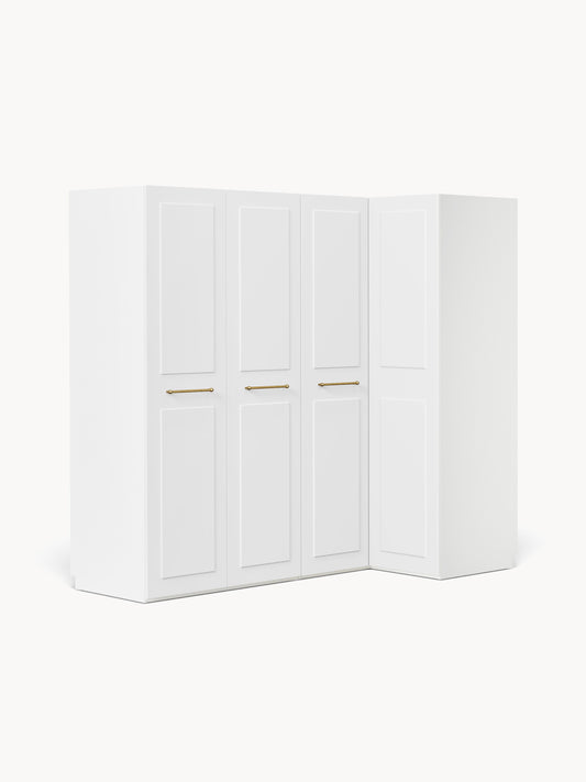 Charlissa Modular Corner Wardrobe, 215 cm Wide, in Various Sizes