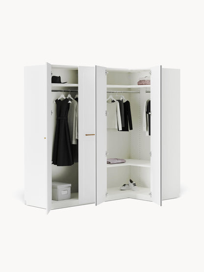 Charlissa Modular Corner Wardrobe, 215 cm Wide, in Various Sizes