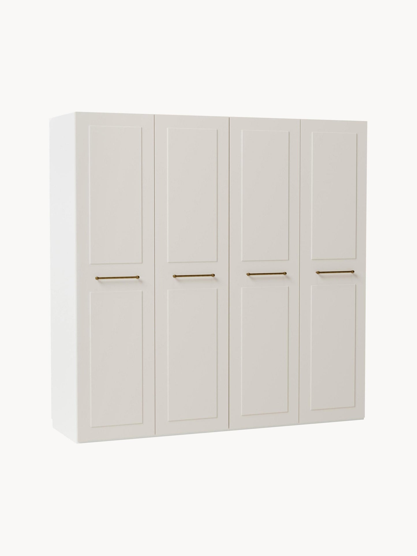 Charlissa Modular Hinged-Door Wardrobe, 200 cm Wide, in Various Sizes