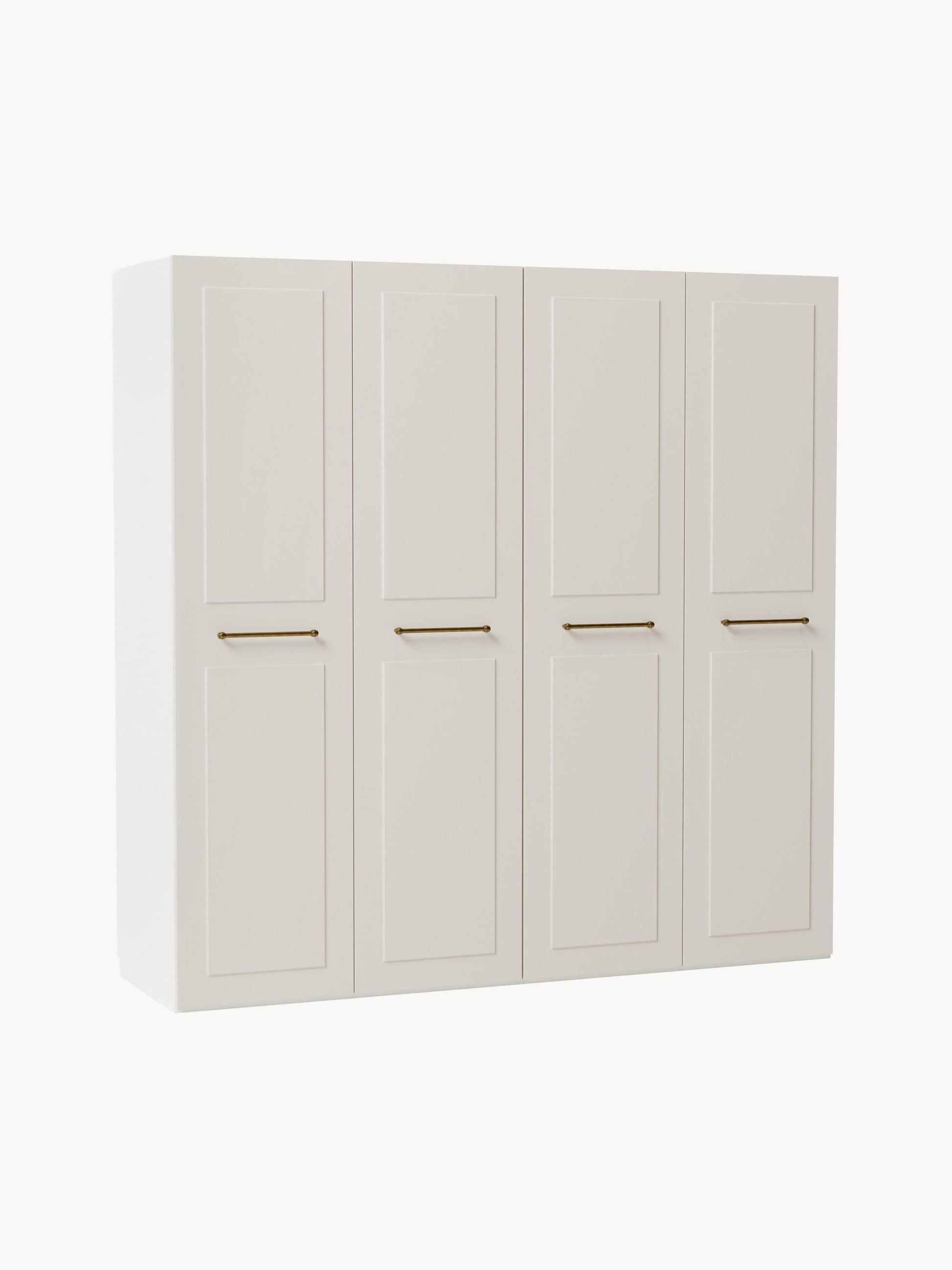 Charlissa Modular Hinged-Door Wardrobe, 200 cm Wide, in Various Sizes