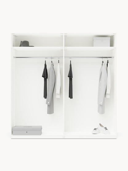 Charlissa Modular Hinged-Door Wardrobe, 200 cm Wide, in Various Sizes