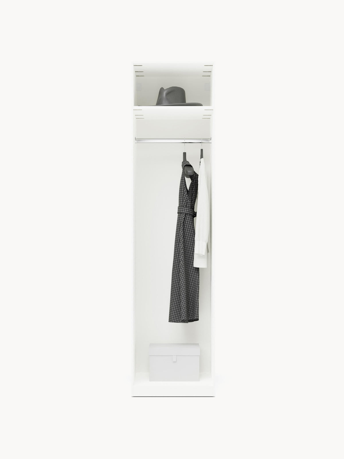 Charlissa Modular Hinged-Door Wardrobe, 50 cm Wide, in Various Sizes