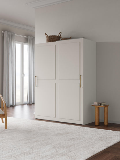 Charlissa Modular Sliding-Door Wardrobe, 150 cm Wide, in Various Sizes