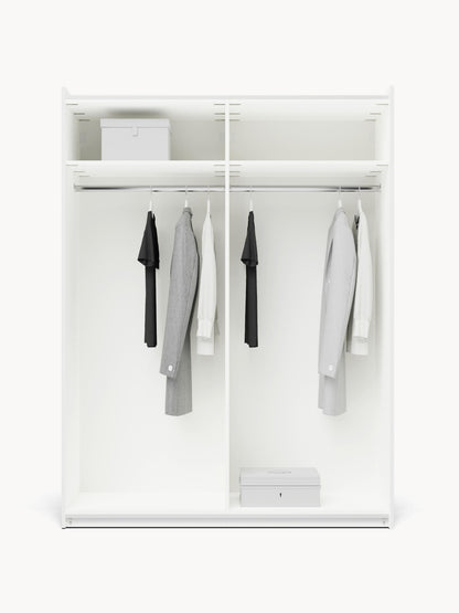 Charlissa Modular Sliding-Door Wardrobe, 150 cm Wide, in Various Sizes