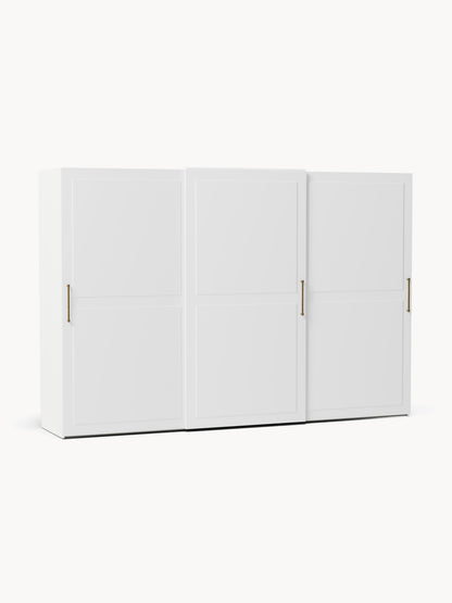 Charlissa Modular Sliding-Door Wardrobe, 300 cm Wide, in Various Sizes