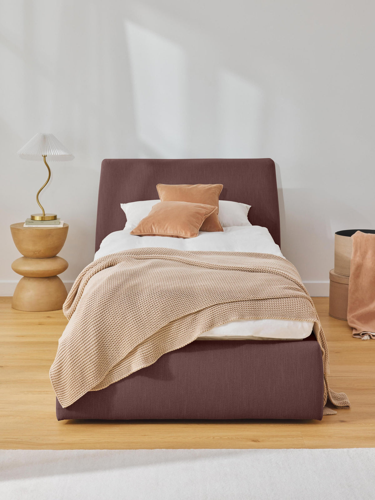 Clonvera Single Bed with Storage