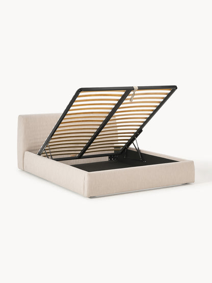 Clonvera Upholstered Bed with Storage