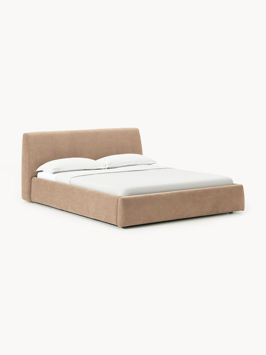 Clonvera Upholstered Bed with Storage