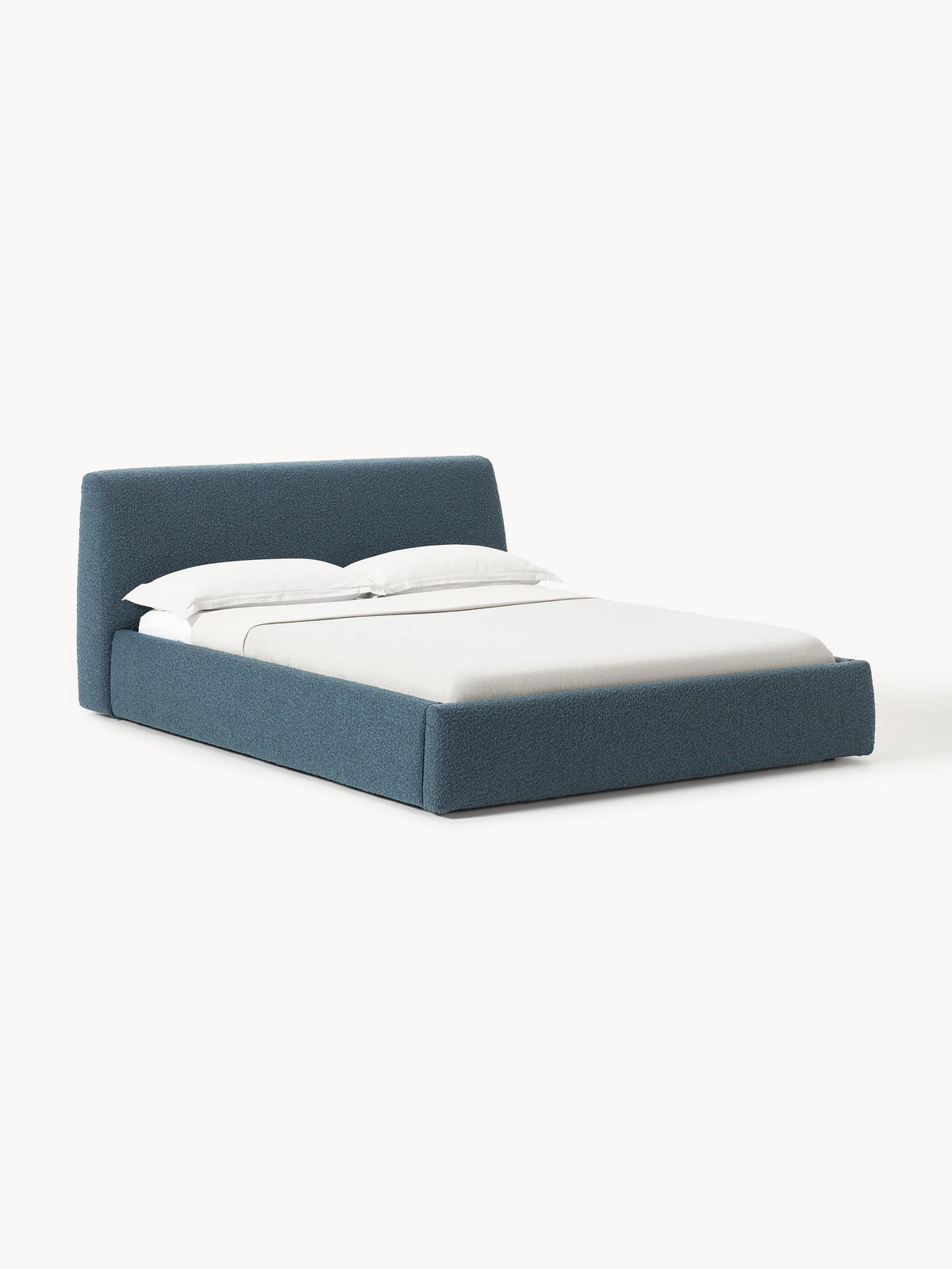 Clonvera Upholstered Bouclé Bed