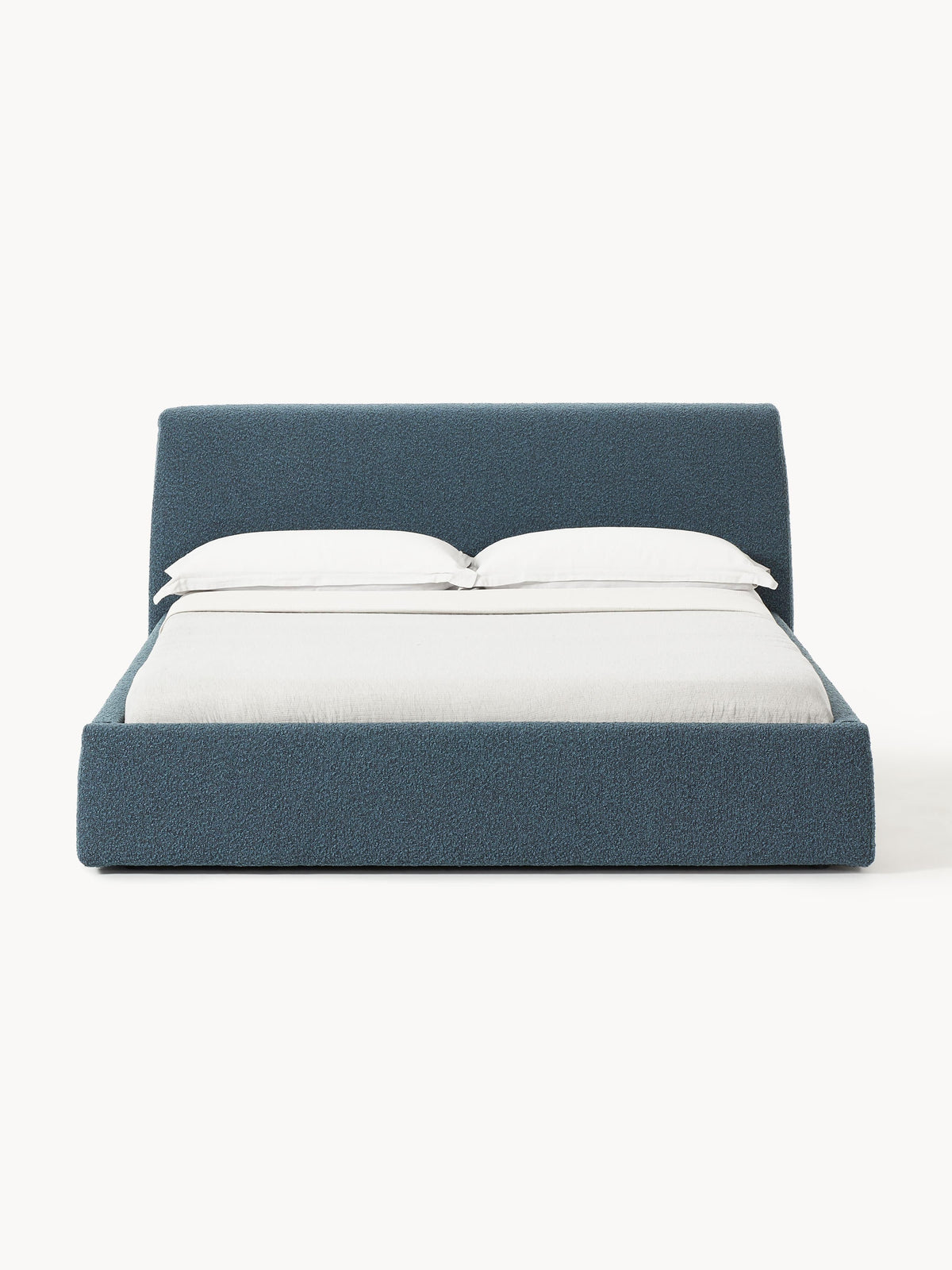 Clonvera Upholstered Bouclé Bed